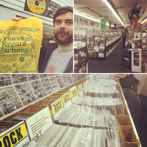 My biggest vice. It was a good day for a #vinyljunkie  (at Princeton Record Exchange)