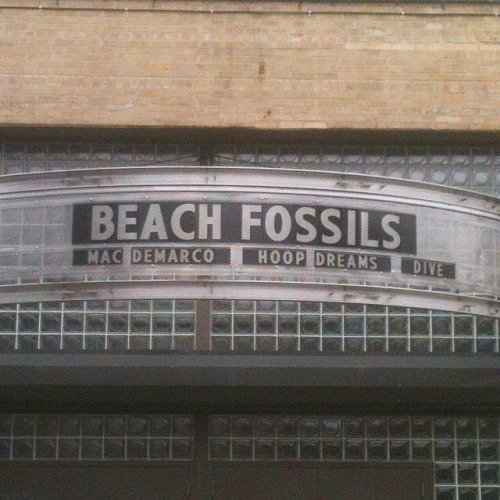 beachfossilsnyc:
#tbt the most insane lineup at Music Hall of Williamsburg on March 2 2012. Before everybody blew up. “Dive” (before the name change) was first, then Hoop Dreams (the band Tommy Davidson was playing in before we stole him as our guitarist) and then Mac DeMarco swooned and serenaded the unbeknownst crowd. Doesn’t even feel that long ago… (via @snarkus666)
